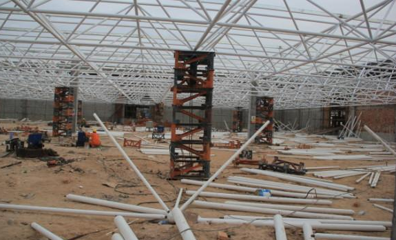 石首盘点钢结构网架装配的步履和相关关注变乱